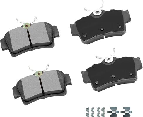 cciyu 4pcs Rear Ceramic Brake Pads Kits 1994-2004 for Ford Mustang in Kuwait
