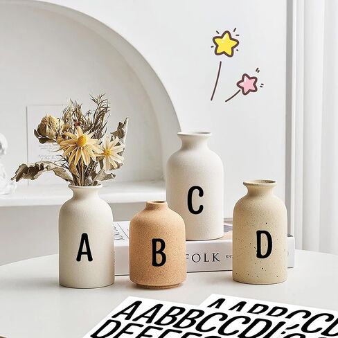 648 PCS Letter Stickers Small 12 Sheets Alphabet Stickers Waterproof Self-Adhesive Vinyl Letters for Water Bottles Cup Scrapbooking Mailbox Crafts Sign Notebook Classroom Home Decor (Black, 1 Inch) in Kuwait