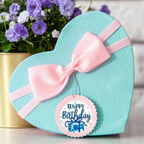Watercolor Happy Birthday Stickers 500 PCS -1.5 Inch Happy Birthday Sticker for Party, Gift Packing, Envelope Sealing in Saudi Arabia