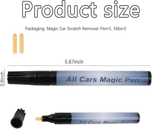 Upgraded Magic Car Scratch Remover Pen,Universal Car Paint Scratch Repair Pen All Vehicle Paint Colors Available,Essential All Cars Magic Pens as Scratches Remover for Vehicles in Saudi Arabia