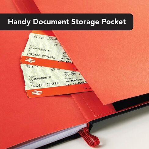 Black n' Red Oxford, Journal, A5 Notebook Casebound, Lined & Numbered, 144 Page in Kuwait