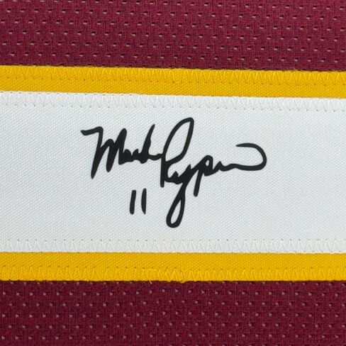 Framed Facsimile Autographed Mark Rypien 35x39 Washington Red Reprint Laser Auto Football Jersey in Saudi Arabia