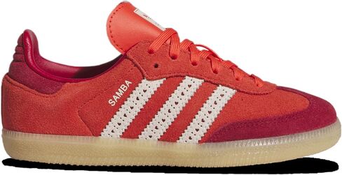 Adidas Orininals Samba - Girls' Preschool (JS3528, Red/White/Red) in Saudi Arabia