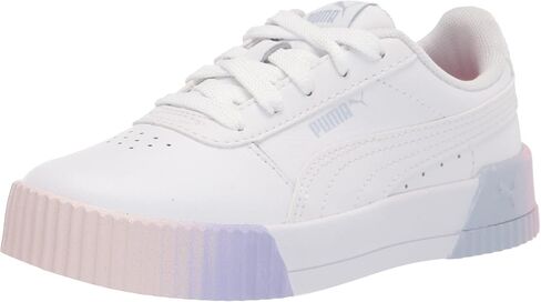 PUMA Kids Girls Jada Renew Lace Up Sneakers Shoes Casual - White in Saudi Arabia