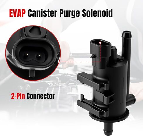 Vapor Canister Purge Valve Compatible with 2.0L 2.4L 2006-2014 Hyundai Sonata Tucson Genesis, Kia Optima Forte Koup Sorento Rondo 2007 2008 2009 2010 2011 2012 2013 2014 2015, 911-676 in Saudi Arabia