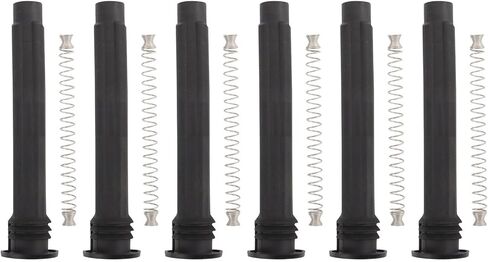 TRQ Ignition Coil Boot Set Compatible with 2011-2017 Chrysler 200 2011-2021 300 2011-2016 Town & Country 2011-2014 Dodge Avenger Challenger Charger 2011-2015 Durango 2011-2020 Grand Caravan in Saudi Arabia