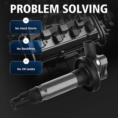 Ignition Coil Packs for Ford Edge Explorer F150 Flex MKS MKT MKZ 3.5 3.7 V6, for Mazda 6 CX-9 2007 2008 2009 2010 2011 2012 2013 2014 2015 2016 3.7L 3.5L, for Lincoln UF553 DG520 UF595, Pack of 6 in Saudi Arabia
