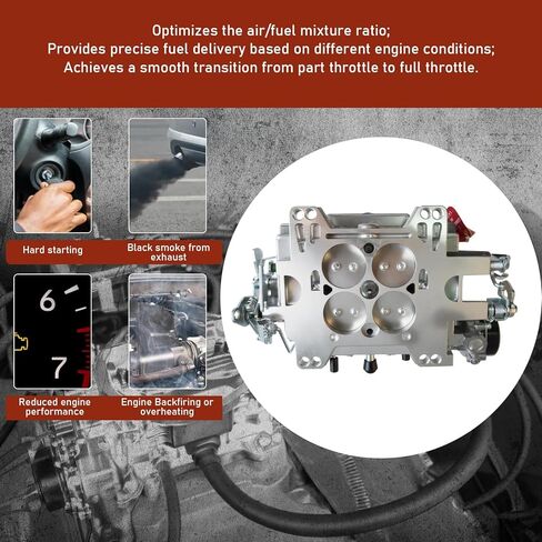 1411 750 CFM 4-cylinder carburetor with electric choke square flange single fuel inlet (non EGR)， Fit for Performer Series in Saudi Arabia