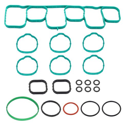 Engine Intake Manifold Gasket Set Fit for Ford Lincoln Vehicle Edge Explorer F-150 Police Mustang Flex Taurus Transit-150 250 350 for MKS MKT MKZ MKX 2011-2020 Replace MS97118-1 MS971181 in Saudi Arabia