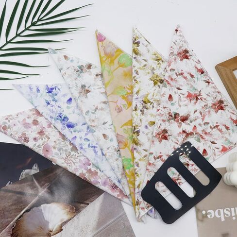 Floral Handkerchief for Men,Cotton Pocket Squares for Men with Holder, Mens handkerchiefs for Wedding Prom Party in Saudi Arabia