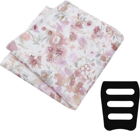 Floral Handkerchief for Men,Cotton Pocket Squares for Men with Holder, Mens handkerchiefs for Wedding Prom Party in Saudi Arabia