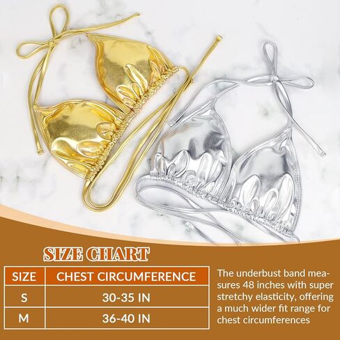 Women's Metallic Bra Tops Metallic Crop Tops Shiny Bralette Rave Bra for Dance Festivals Costumes in Saudi Arabia