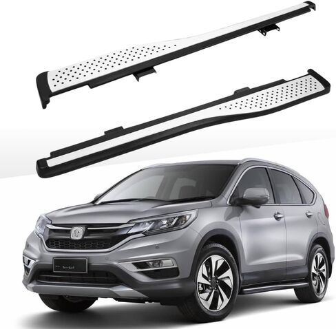 لوحات الجري متوافقة مع موديلات Honda CRV CR-V 2012 2013 2014 2015 2016، مضادة للانزلاق، أقصى حمل يصل إلى 350 رطل، قضبان نيرف ذات خطوات جانبية in Kuwait