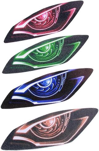 For Yamaha YZF R6 2006-2016 Motorcycle Eye Headlight Sticker Decal Headlight Protection Sticker Light-Transmitting Self-Adhesive Waterproof PVC (Blue) in Saudi Arabia
