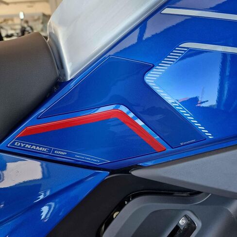 ملصقات دراجة نارية من الراتنج متوافقة مع BMW R 1300 RT 2025 - 2026 Impulse - حماية الخزان من الاصطدامات والخدوش - زوج من ملصقات الراتنج ثلاثية الأبعاد مصنوعة في إيطاليا in Kuwait