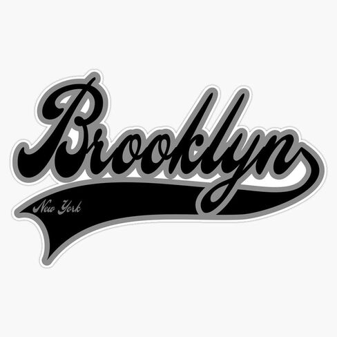 Brooklyn - New York Vinyl Decal Wall Laptop Bumper Sticker 5" in Saudi Arabia