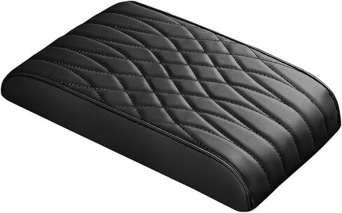 BESULEN Car Center Console Cover, Memory Foam Scratch & Wear Resistant Vehicle Armrest Storage Box Cushion Pad, Auto Interior Middle Console Protector, Universal for Sedan RV Pickup (Black) in Saudi Arabia