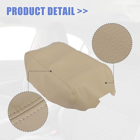 Unifizz Car Center Console Cover Armrest Seat Box Cover Protector Replacement Microfiber Leather for Nissan Maxima 2009 2010 2011 2012 2013 2014 Beige Arm Rest Cover in Saudi Arabia