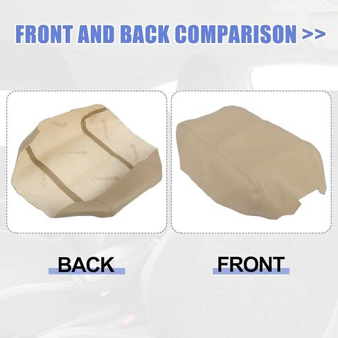 Unifizz Car Center Console Cover Armrest Seat Box Cover Protector Replacement Microfiber Leather for Nissan Maxima 2009 2010 2011 2012 2013 2014 Beige Arm Rest Cover in Saudi Arabia