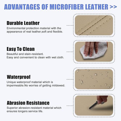 Unifizz Car Center Console Cover Armrest Seat Box Cover Protector Replacement Microfiber Leather for Nissan Maxima 2009 2010 2011 2012 2013 2014 Beige Arm Rest Cover in Saudi Arabia