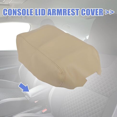 Unifizz Car Center Console Cover Armrest Seat Box Cover Protector Replacement Microfiber Leather for Nissan Maxima 2009 2010 2011 2012 2013 2014 Beige Arm Rest Cover in Saudi Arabia