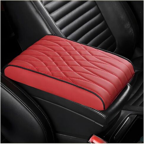 BESULEN Car Center Console Cover, Memory Foam Scratch & Wear Resistant Vehicle Armrest Storage Box Cushion Pad, Auto Interior Middle Console Protector, Universal for Sedan RV Pickup (Black) in Saudi Arabia