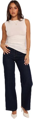 Petal & Pup Women's Romy-top-White in Saudi Arabia