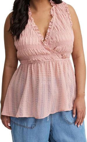 بلوزة Torrid النسائية ذات الحجم الكبير بدون أكمام in Saudi Arabia