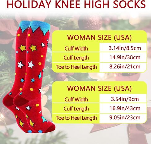 3 أزواج من جورب فيلم مضحك باللونين الأحمر والأبيض مخطط جوارب طويلة إلى الركب، شخصيات الكتاب المجنون، إكسسوارات أزياء القطط للحفلات in Kuwait