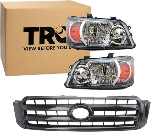 TRQ Lighting Kit TO1200275 TO2502151 TO2503151 Compatible with 2004-2006 Toyota Highlander in Saudi Arabia