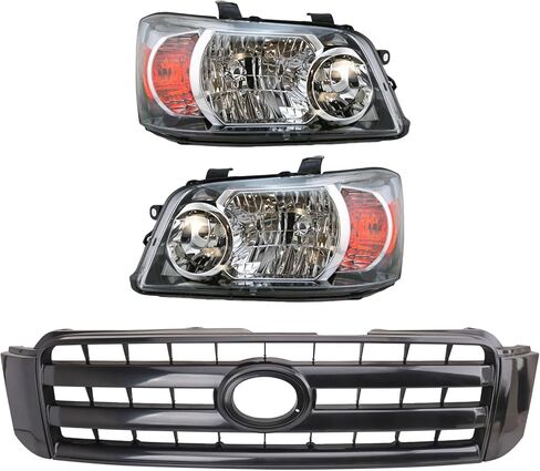 TRQ Lighting Kit TO1200275 TO2502151 TO2503151 Compatible with 2004-2006 Toyota Highlander in Saudi Arabia