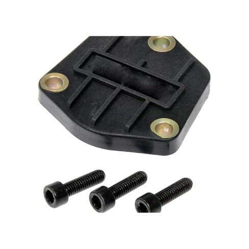 KarParts360 for Volkswagen Golf SportWagen/Golf R 2015 2016 2017 2018 Engine Oil Pan Sensor Cover | Plastic | Black | 3 Mounting Hole Quantity | 9 Millimeters Thickness | Gasket Or Seal Included in Saudi Arabia