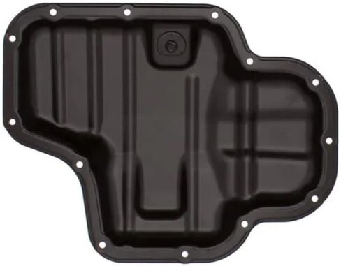 KarParts360 For Toyota Grand Highlander 2024 2025 Engine Oil Pan | CAPA | Steel | Painted Black | 4.5 Qt Capacity | 0.12 Inches Drain Thread | Replacement For 1210225010, 12102F0010 in Saudi Arabia
