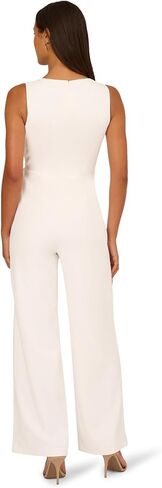 Adrianna Papell Sleeveless Bow Drape Wide Leg Jumpsuit in Saudi Arabia