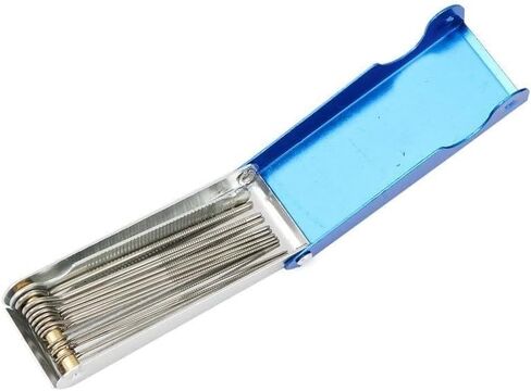 تنظيف نفاث مكربن ​​للدراجة النارية ومنظف فولاذي بمقاسات متعددة للنفث، أزرق + فضي in Kuwait