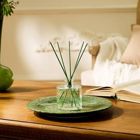 Airkeep Reed Diffuser، مجموعة ناشر عطور منزلية من البلسم والتنوب، 6.76 أونصة سائلة، تتضمن 8 أعواد ناشرة للقصب، ناشر زيت عطري - ناشر للعلاج العطري، ديكور مكتب غرفة النوم والمنزل وهدية in Kuwait