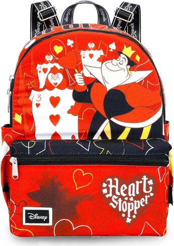 Disney Queen of Hearts Mini Backpack for Women - Bundle with 13" Alice in Wonderland Small Backpack Plus Stickers, More | Queen of Hearts Bag for Women, Teens, Girls, Kids in Saudi Arabia
