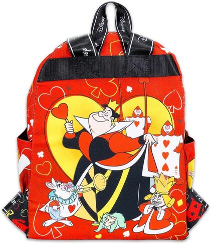 Disney Queen of Hearts Mini Backpack for Women - Bundle with 13" Alice in Wonderland Small Backpack Plus Stickers, More | Queen of Hearts Bag for Women, Teens, Girls, Kids in Saudi Arabia