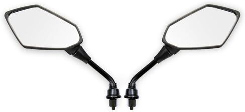 Universal M8 M10 Motorbike Rear View Mirrors Convex Safety Mirrors Motorcycle Rearview Side Mirrors ATV UTV Scooter Accessories (8mm) in Saudi Arabia