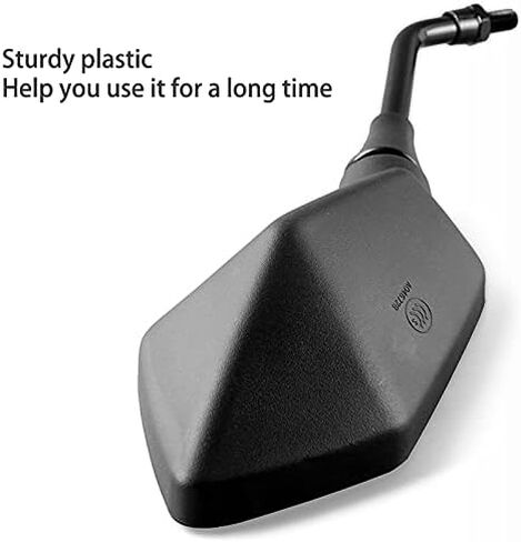 Universal M8 M10 Motorbike Rear View Mirrors Convex Safety Mirrors Motorcycle Rearview Side Mirrors ATV UTV Scooter Accessories (8mm) in Saudi Arabia