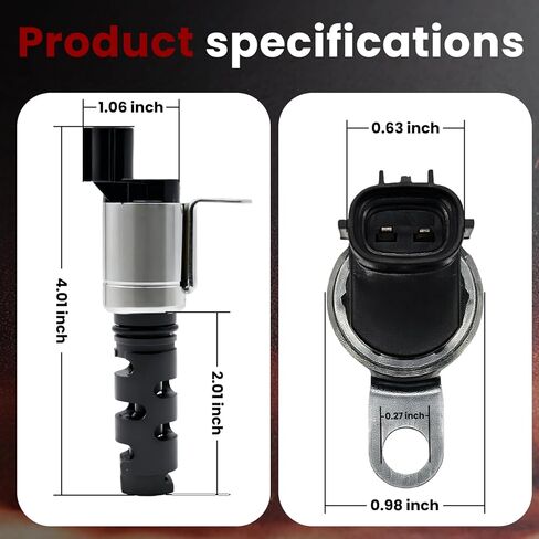 الملف اللولبي VVT، الملف اللولبي لتوقيت الصمام المتغير، إصلاح ضوء فحص المحرك P0011 P0014، يستبدل OE 153300T010 1533037010 19185637 TS1073، متوافق مع Prius Camry Corolla RAV4 Highlander ES300h RX350 in Saudi Arabia