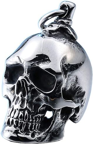 Grim Reaper Pendant Necklace - Stainless Steel Skull Jewelry in Saudi Arabia