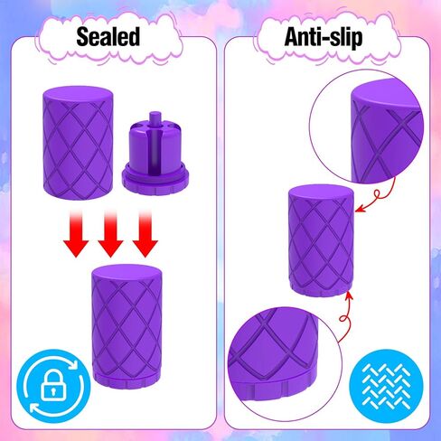 حامل خرطوشة 3 مل مع برج تطهير، محطة تطهير وملء خراطيش قلم السفر، يستخدم فقط لخراطيش/قارورة أقلام 3 مل (12 مم × 64 مم)، تخزين الخرطوشة، حافظة واقية (رمادي 02) in Kuwait