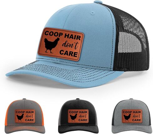 Coop Hair Don't Care Hat, Farm Chicken Lovers Hat in Saudi Arabia