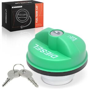 A-Premium Diesel Fuel Tank Filler Cap Compatible with Toyota Camry, Corolla, Pickup & GMC Sierra 2500 HD/3500, Savana, Suburban & Jeep Cherokee & Lincoln Continental & Mercury & Pontiac & Oldsmobile in Kuwait
