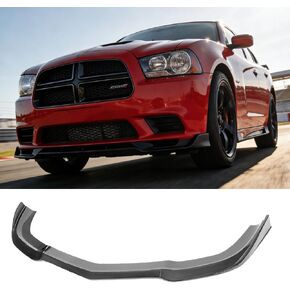 Front Bumper Lip Fit for Dodge Charger SRT8 2011-2014,3 PCS Front Bumper Lip Spoiler Air Chin Body Kit Splitter,Glossy Black in Kuwait
