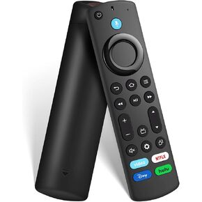 L5B83H الجيل الثاني من جهاز التحكم عن بعد البديل الصوتي مناسب لأجهزة Fire AMZ Smart TV Stick الجيل الثاني، مكعب التلفزيون الذكي الجيل الثاني، مكعب التلفزيون الذكي من الجيل الأول، عصا التلفزيون الذكية 4K، عصا التلفزيون الذكية Stick Lite، الجيل الثالث من ال in Kuwait