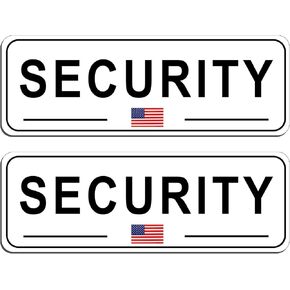 2 PCS Security Officer Vehicle Magnets - 13"×4.7" Black Security Sign for Cars, Trucks, SUVs, Rovers & Patrol Vehicles (S-Small-Black) in Saudi Arabia