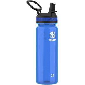 Takeya 24 oz Tritan Plastic Sport Water Bottle with Spout Lid, Premium Quality, BPA Free Food Grade Materials, Ocean in Kuwait