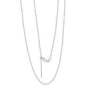 Adjustable Sterling Silver Chain - 925 Solid 1.1mm Silver Chain Necklace for Women Hypoallergenic Minimalist Dainty Everyday Layering Jewelry (Upgraded Spring-Ring Clasp) in Saudi Arabia